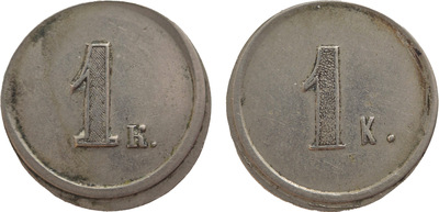 Tavern token 1 Kopeck